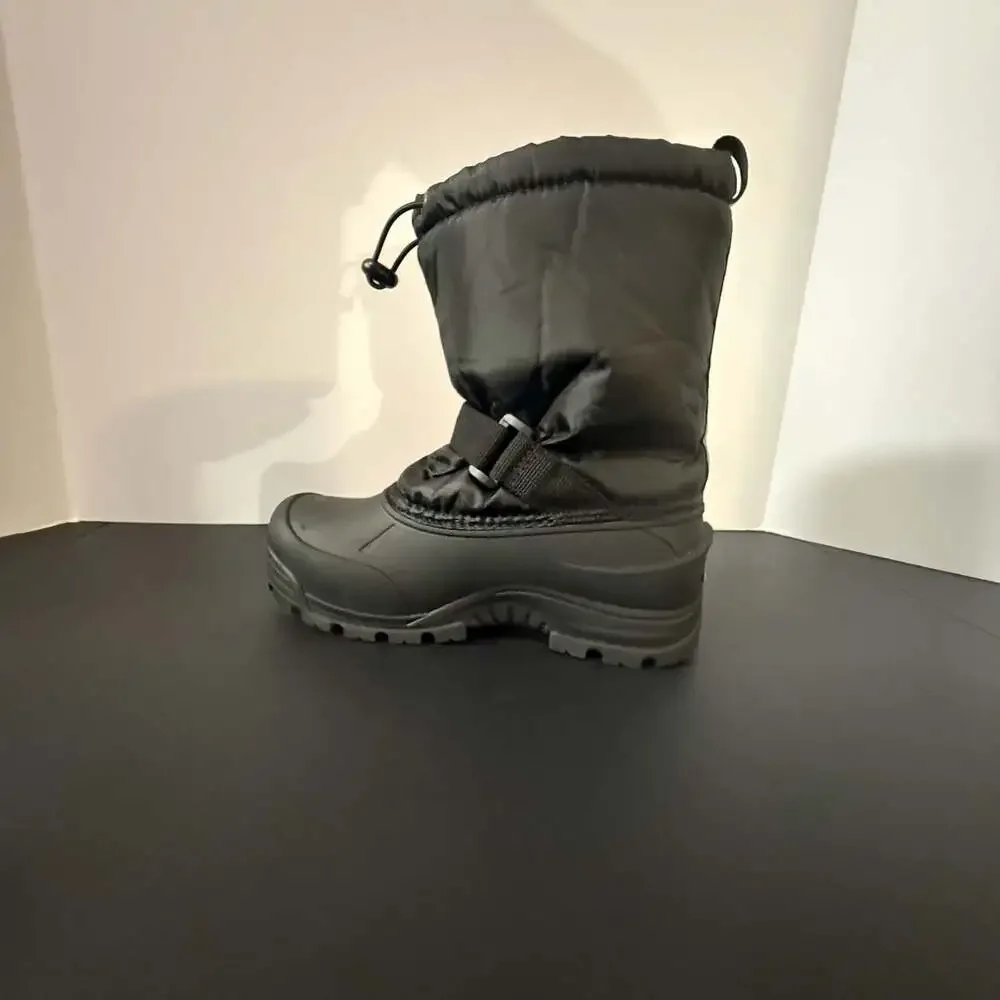 Northside Kids Size 4 Frosty‎ Winter Snow Boots Black 3M Thinsulate Waterproof